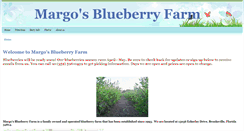 Desktop Screenshot of margosblueberryfarm.com